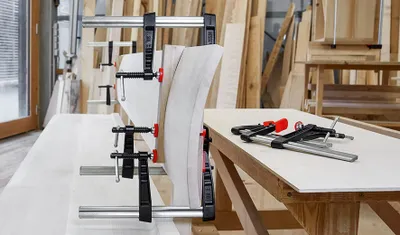 Produktbild von Temperguss-Schraubzwinge TG-K 160/80 VPE: 10