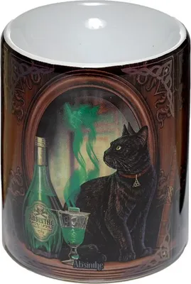 Produktbild von Duftlampe, Aromalampe, Absinth Katze, Lisa Parker, Teelichthalter, Katzen Tiere Kerzen