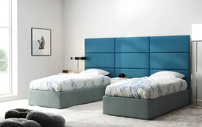Immagine prodotto di Rivestimenti murali, pannelli decorativi, finiture, tessuto, imbottitura, pannelli per hotel, 60x30 cm