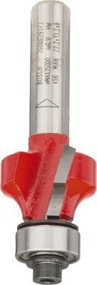 Produktbild von Abrundfräser Expert for Wood, 8 mm, D 22,2 mm, R1 4,75 mm, L 13,2 mm, G 55 mm