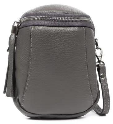 Produktbild von FIRENZE ARTEGIANI. Agugliano Umhängetasche Damen Echtleder Dollaro 15x9x20cm Far