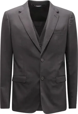 Immagine prodotto di 9130AP abito uomo 3 pezzi DOLCE & GABBANA man wool suit black