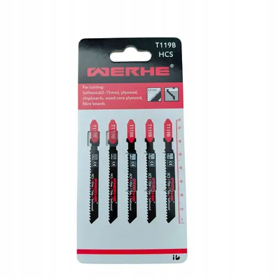 Obrázek produktu pro WERHE T119B pilové listy na dřevo