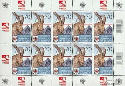 Produktbild von Briefmarken Österreich 2012 Mi 3019Klb Kleinbogen (kompl.Ausg.) postfrisch Alpenzoo