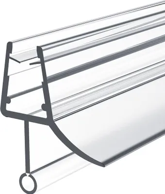 Obrázok produktu pre EMKE náhradné tesnenie deflektor vody tesnenie sprchového kúta kúpeľňa 4-6mm sklo 1000mm - typ 2
