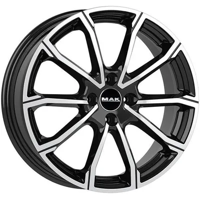 Produktbild von 16 Zoll Alufelge MAK davinci 16"x7" 4x108 PCD ET42 65.1mm Felge Schwarz