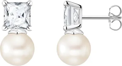 Produktbild von Thomas Sabo Einzel Ohrstecker Perle H2248-167-14 Silber Perle