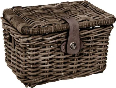 Produktbild von Fastrider Rattankorb Junior mit Deckel Fahrradkorb