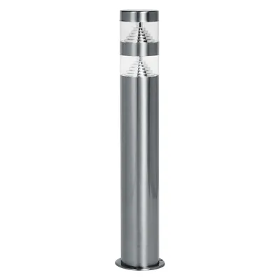 Produktbild von LEDVANCE ENDURA HYBRID ORION DOUBLE Außenleuchte, Hybridleuchte, 4W, 340lm, warmweiße Lichtfarbe, 3.000K Farbtemperatur, Edelstahl, IP44 & IP67 Schutzklasse, Solar- & Stromnetzbetrieb