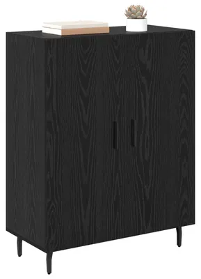 Produktbild von vidaXL Sideboard Schwarz Eichen-Optik 69,5 x 34 x 90 cm Holzwerkstoff