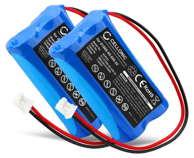 Image de subtel 2x Batterie pour Outil Compatible avec Gardena C 1060 Solar Plus, 01866-00.600.02 - (800mAh, 7.4V)