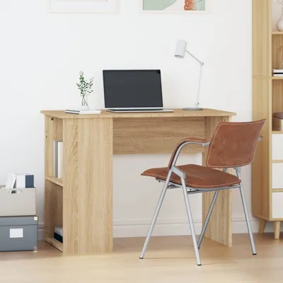 Produktbild von Schreibtisch Sonoma-Eiche 100x55x75 cm Holzwerkstoff , Schreibtische Design 2024