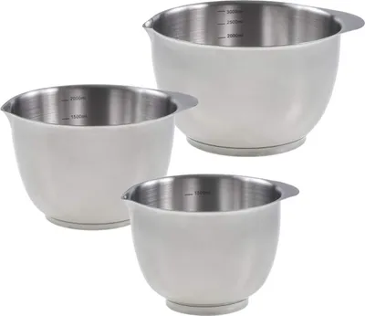 Produktbild von Rosti Rührschüssel Stahl 3tlg