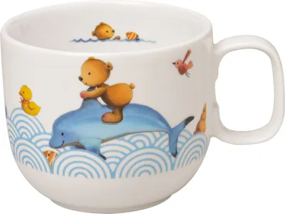 Produktbild von Villeroy & Boch Happy Bear Kinderbecher mit Henkel klein 0,25l