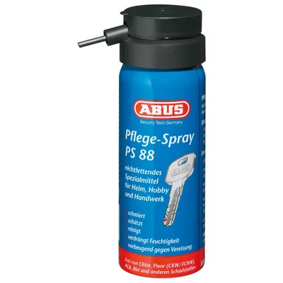 Obrázok produktu pre Abus ošetrujúci sprej PS 88, na zámky, 50 ml 00117 (ošetrujúci sprej)