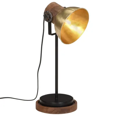 Obrázok produktu pre Stolová lampa 25 W starožitná mosadzná 17x17x50 cm E27