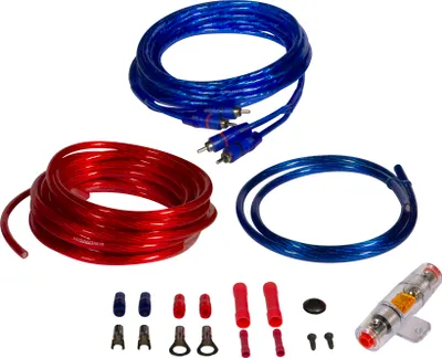 Produktbild von Crunch CRK10 | 10mm² Verstärker-Anschluss-Set - Kabelset 5m mit Cinchkabel