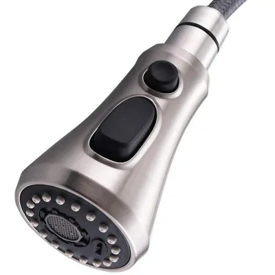Produktbild von Küchenarmatur mit 360°-Brausefunktion, 3 Strahlarten, inklusive Luftsprudler, drehbarem Armaturkopf und universellem Schwenkadapter