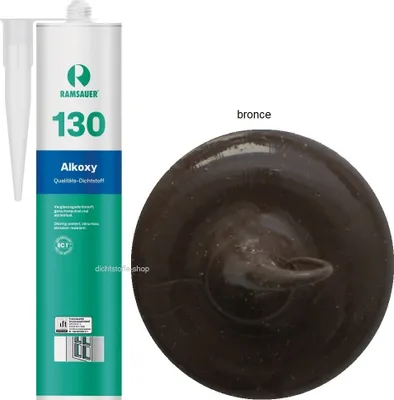 Produktbild von Ramsauer 130 Alkoxy 1K Silikon Dichtstoff 310ml Kartusche bronce