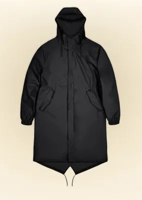 Produktbild von rains 1814 fishtail parka black