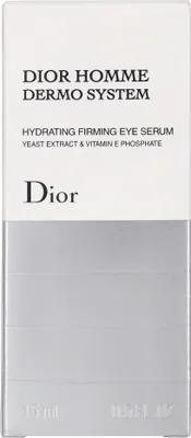 Produktbild von Dior Homme Dermo System, Augenserum, 15 ml, Männer, Antiaugenringe, Anti-Müdigkeit, Anti-Schwellungen, Kräftigend, Regenerierend, Glättend, Belebend, Jeder Hauttyp, Aqua (Water), Cetearyl Isononanoate, Pentylene Glycol, Glycerin, Polyglycerin-3, Vinyl...