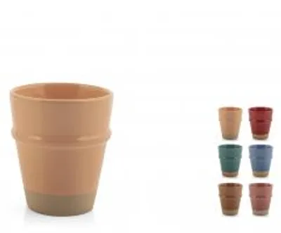 Immagine prodotto di H&H Set 6 Bicchieri Caffè Medina In Stoneware Cc 100