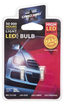 Produktbild von 2x T5 LED-Autolampe - 12V - 6000K - 18 Lumen - Lange Lebensdauer 50.000 Stunden - 1 SMD-LED [50968]