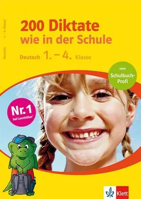 Produktbild von 200 Diktate wie in der Schule. Deutsch 1. - 4. Klasse