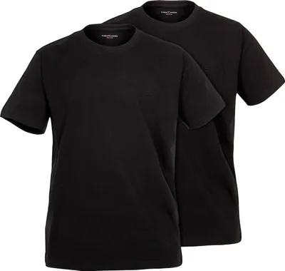 Produktbild von CasaModa Doppelpack T-Shirts schwarz Übergröße
