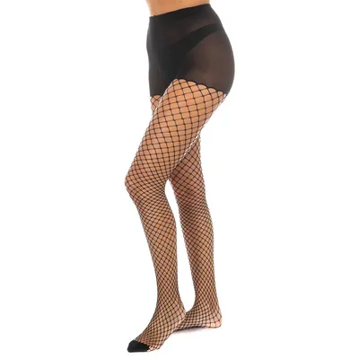 Produktbild von Jolie Folie Hochelastische verstellbare Netzstrumpfhose 0808CITY Damen