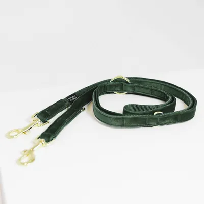 Obrázok produktu pre Kentucky Dogwear Hundeleine Velvet 200 cm Veľkosť L Dark Green