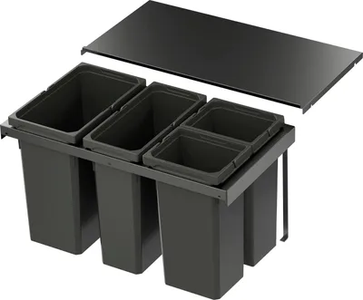 Produktbild von VS ENVI Flex Pro Abfalltrennsystem KB 800 mm 1 x 28/1 x 21/2 x 12,5 Liter Lava