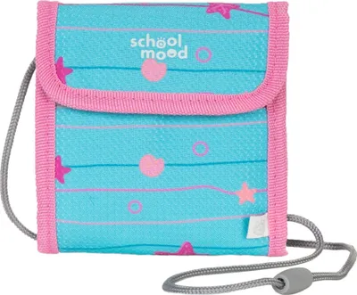 Produktbild von School-Mood Brustbeutel Geldbörse Neck Pouch Lilly hellblau