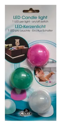 Produktbild von 12x LED Leuchtkugeln Nachtlicht Dekolicht Partylicht Halbkugel Deko Partylampe