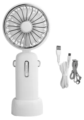 Obrázok produktu pre WTF40 – malý USB ventilátor, prenosný stolný ventilátor na nabíjanie cez USB pre domácnosť, kanceláriu a cestovanie