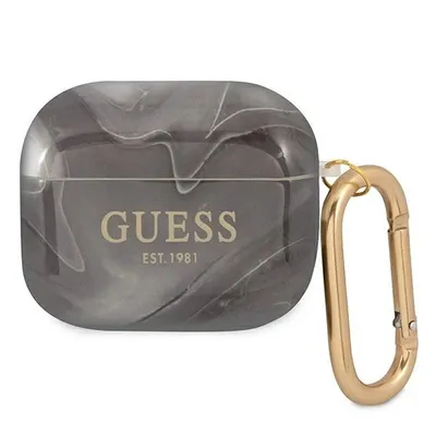 Obrázok produktu pre Guess Gua3Unmk Kryt Airpods 3 Black/Black Marble Collection