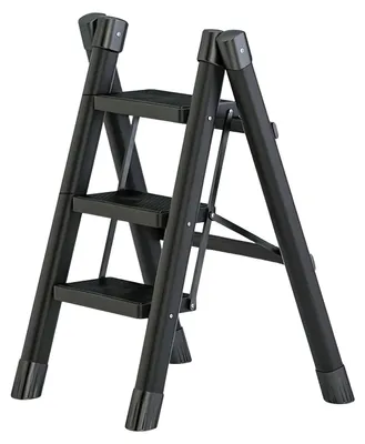 Produktbild von Klapptrittleiter, Breiter Tritt, 120 kg Tragfähigkeit, 3 Schritte