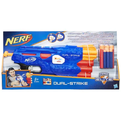 Zdjęcie produktu dla Nerf Elite Dual Strike Dla dwóch rodzajów rzutek