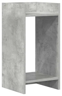 Image de vidaXL Support pour plantes, gris béton, 30 x 30 x 60 cm, aggloméré