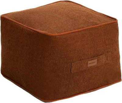 Produktbild von Famanu Hocker quadratisch - Anthrazit, 46 x 46 cm