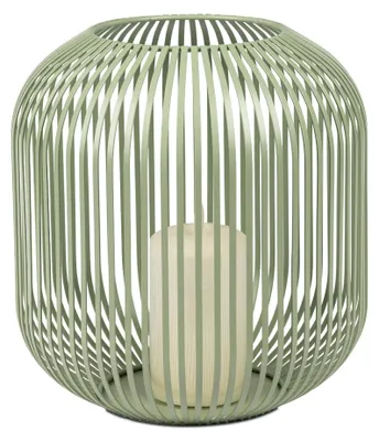 Produktbild von Windlicht Wili Stäbe in Kugelform H. 28cm grün aus Metall Formano F25