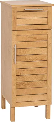 Produktbild von Unterschrank mdf 1 tür 1 schublade - kolonial - Tendance