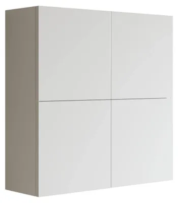 Immagine prodotto di Mobiletto a parete con 4 ante e design moderno, colore bianco