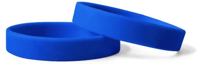 Produktbild von CombiCraft Silikon Einlassbänder - Blau - 10 Stück