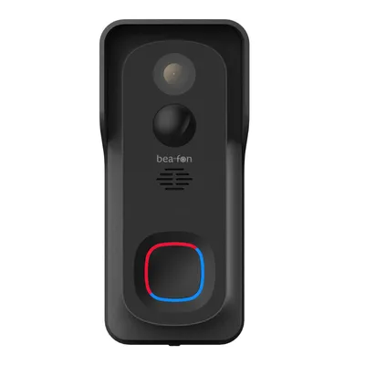 Produktbild von Beafon VISITOR 1V, Schwarz, Kabellos, 2,4 GHz, 80 m, 90°, IP54