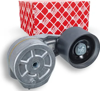 Produktbild von FEBI BILSTEIN 23267 Riemenspanner Keilrippenriemen passend für MERCEDES-BENZ TRAVEGO (O 580) Ø74mm Rolle