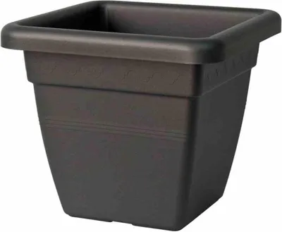 Produktbild von euro3plast 170-262 Kübel KREA 25cm quadratisch, anthrazit