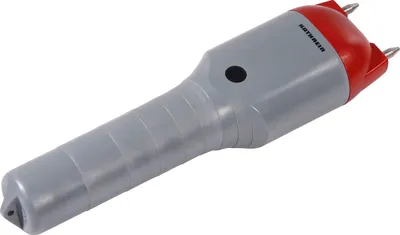 A close-up, studio shot of a cattle prod.