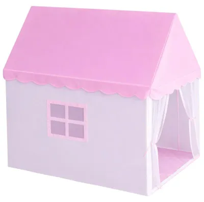 Image de Verk 18314, tente pour enfants, château, 125 x 130 x 98 cm, rose