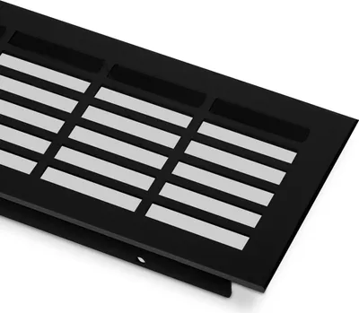 Produktbild von Sotech Lüftungsgitter Lochgitter Belüftungsgitter Eckig - schwarz - 250 mm